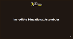 Desktop Screenshot of magicintheclassroom.com